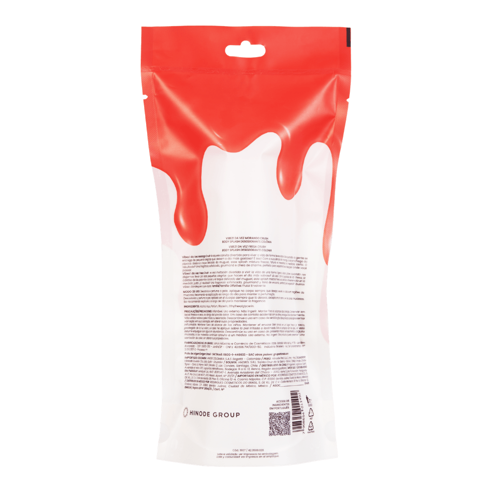 Imagem 13 de Kit 2 Body Splash Vibez da Vez! Morango Crush