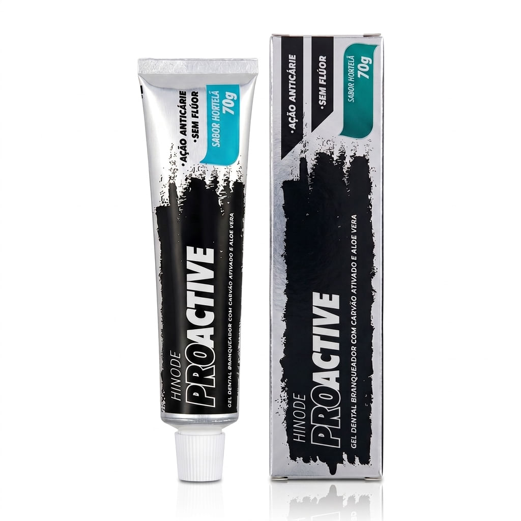 Imagem 3 de Kit 3 Géis Dentais com Carvão Ativado e Aloe Vera Proactive 70g