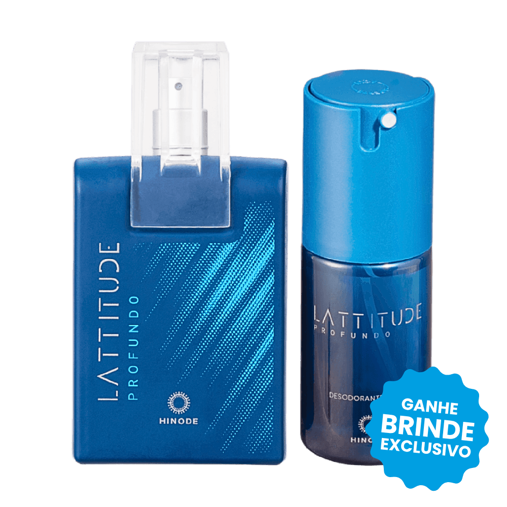 Kit Lattitude Profundo Colônia e Desodorante Corporal